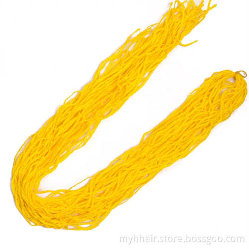10 Piece Small Long Inch Low Temperature  Colorful Pure Color rope Wholesale Straight Braid Hair extensions Crochet Hair